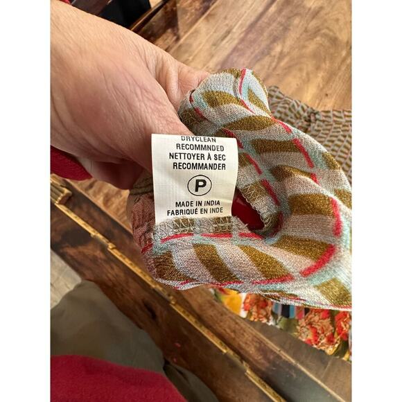 Anthropologie Conditions Apply Retro Peasant Blouse Top Size Small - Picture 5 of 11